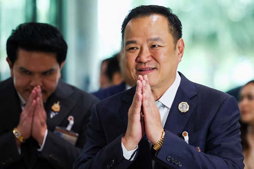 ●泰自豪党党魁阿努廷获选为新首相。