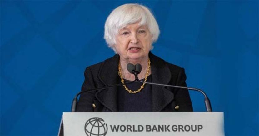 耶伦谴责孤立主义，捍卫美在全球经济领导地位。