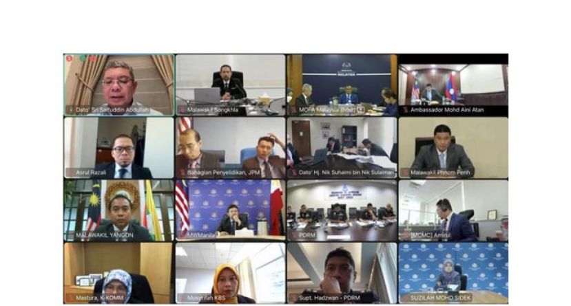 赛夫丁主持拯救陷入海外打工骗局大马公民协调会议。