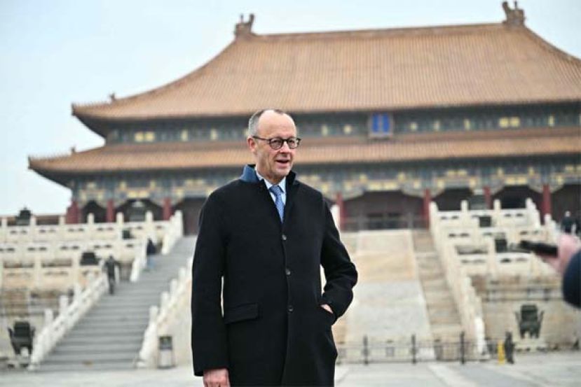 德总理默茨抵达杭州，将拜访宇树科技和西门子能源。