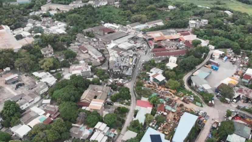 清拆收地，令游览古洞可能成为历史。