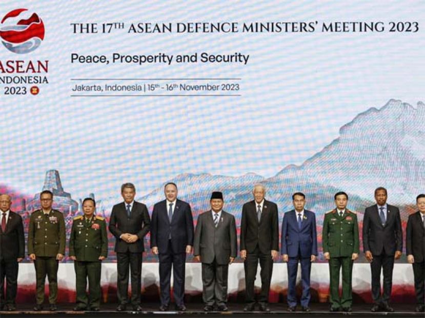 东盟防长加强防务合作,呼吁缅甸和加萨停战。