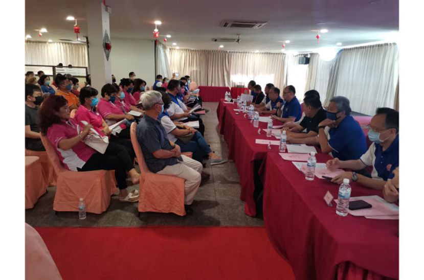 会员大会场面。