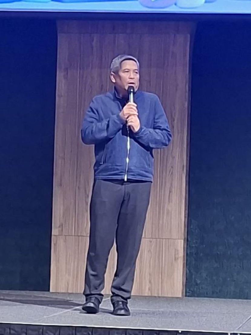 内陆税收局首席执行员拿督阿布达立向媒体发表谈话时摄。
