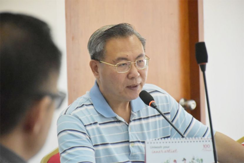 晋汉连省华总副会长张光福。