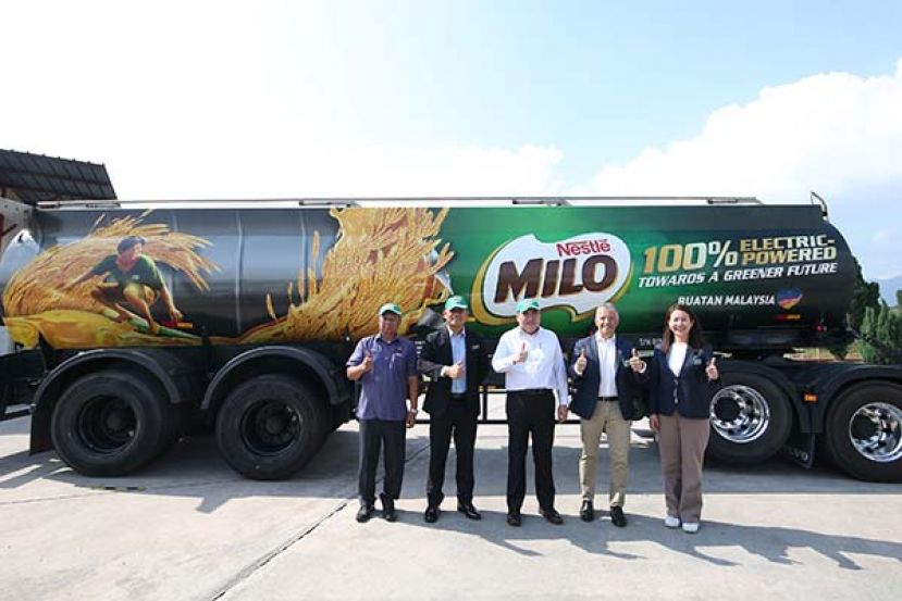 雀巢旗下 MILO 在马来西亚率先启用电动卡车，开创绿色物流新纪元