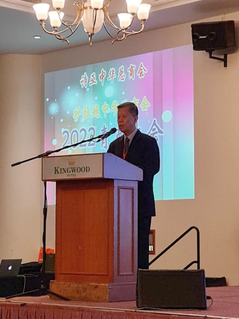 砂拉越中华总商会会长拿督陈日枝。