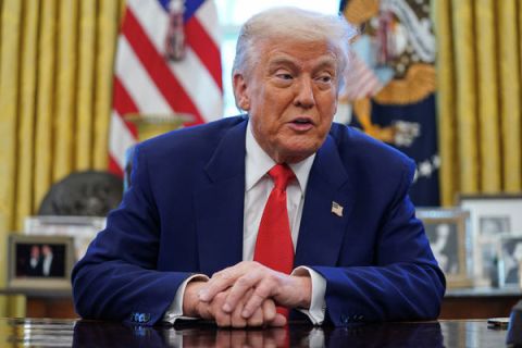 ●美国总统特朗普。