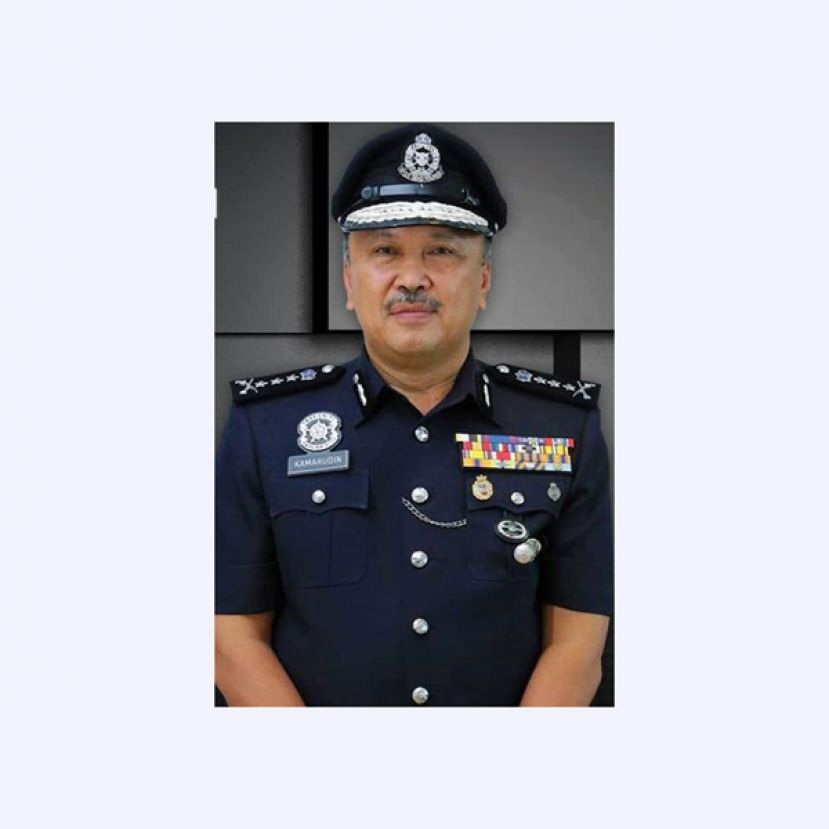 武吉阿曼商业罪案调查局总监拿督莫哈末卡马鲁丁。