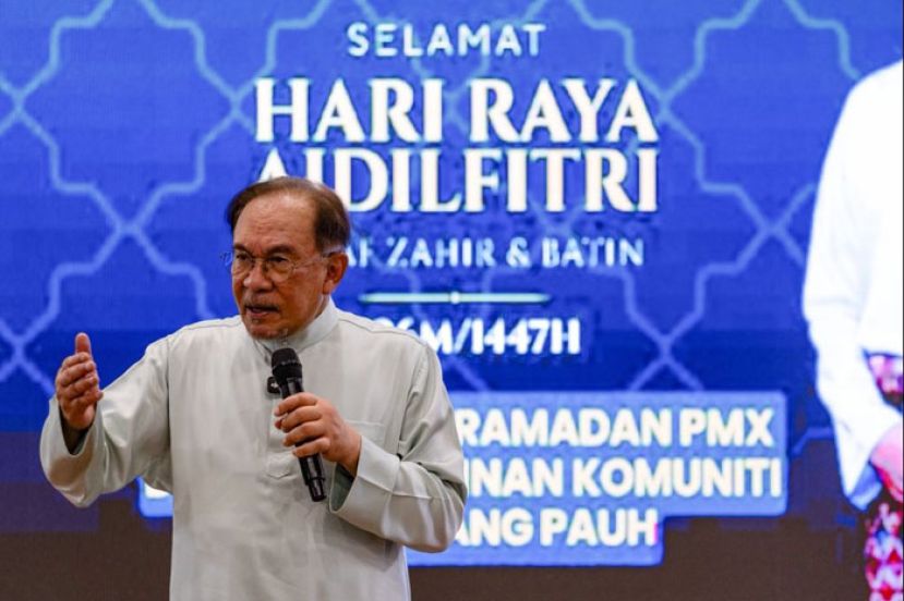 首相拿督斯里安华。 