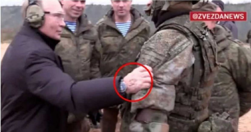 普京近期露面画面可见手背上经常有接受静脉注射的痕迹，传闻他疑似罹癌而疼痛不堪。