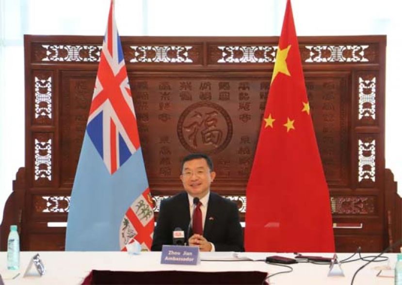  中国驻斐济大使周剑。&nbsp;