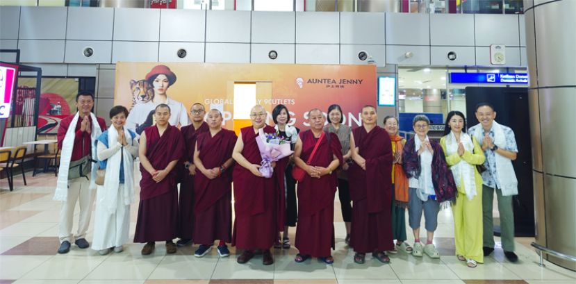 古晋萨迦慈悲佛学会清明节举办普明大日如来沙坛城消灾祈福超度法会