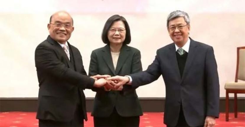 蔡英文宣布陈建仁出任行政院长。