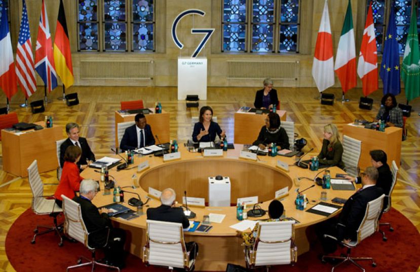 G7外交部长日前齐聚德国举行会议。