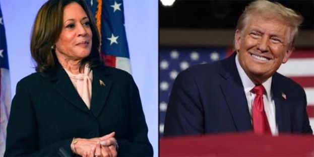 被特朗普骂脏话 贺锦丽：他在贬低总统办公室。