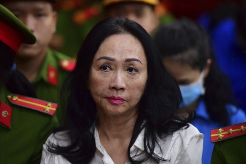 越南女首富、房地产大亨张美兰涉越南有史以来最大金融诈欺案，11日遭越南法院判死刑。