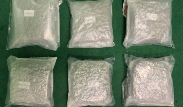 19岁大马青年涉嫌当毒骡  运3公斤大麻花入境香港机场被海关执法人员逮捕