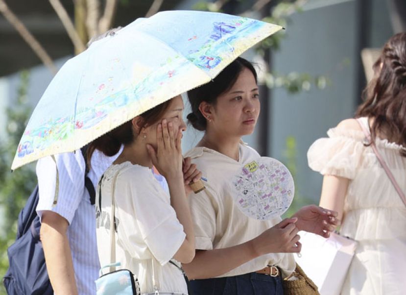 日本今年首度出现41度高温。