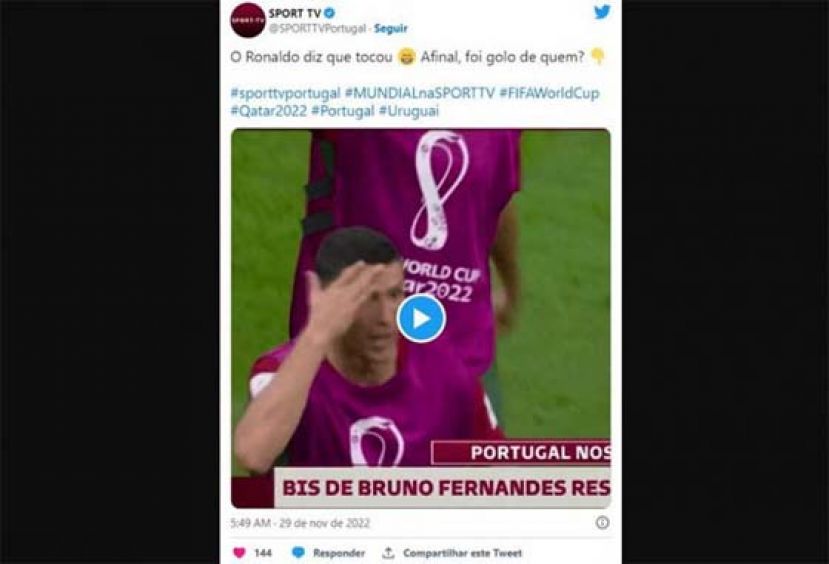 C罗的头发丝碰到了球？社媒新梗诞生：上帝之发。