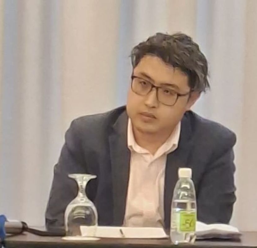 砂拉越诏安会馆青年团代表许瑞亮博士。