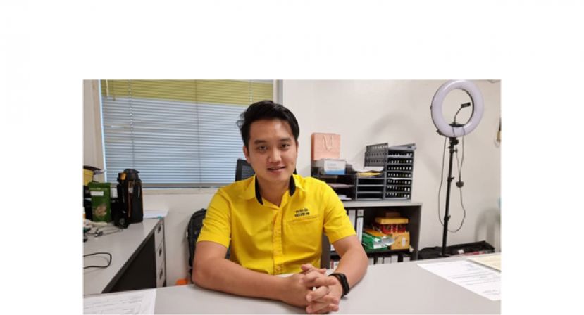 砂拉越人民联合党中央青年总团宣教秘书许勋扬.