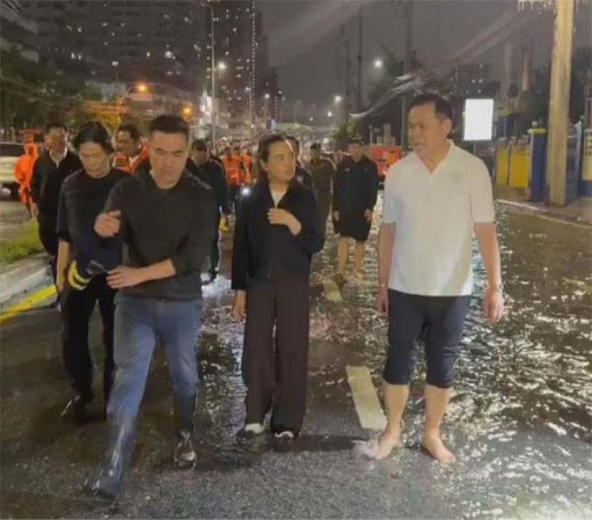 有网民质疑光脚不怕触电吗。