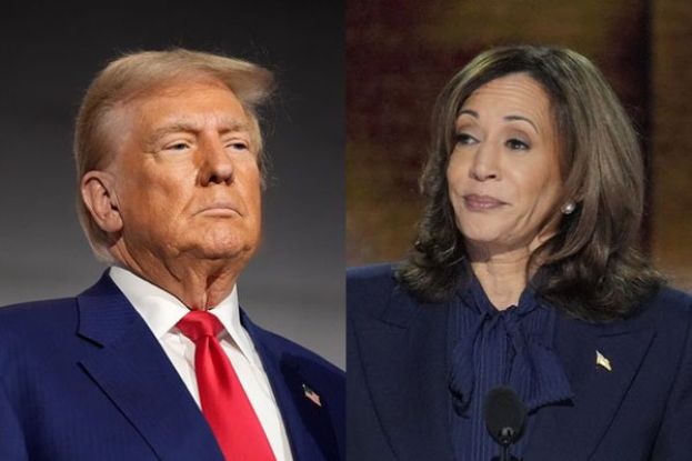 特朗普与贺锦丽都在最后催票。