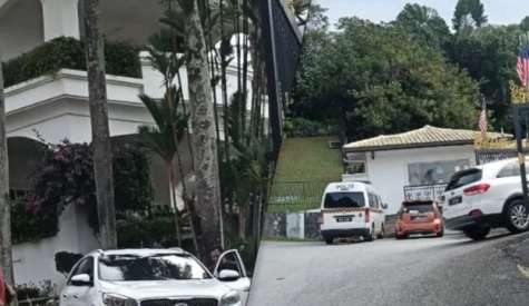 大马监狱局官员和警员抵达纳吉的私邸 对私邸的周围环境和地形进行勘察及讨论